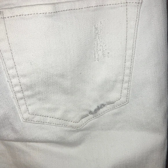 Aeropostale Cream or Bone Colored Skinny Ankle Cropped Jeans Versatile Fit - Picture 7 of 9